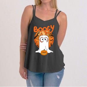 Booey Halloween Funny Spooky Season Blue Heeler Women's Strappy Tank