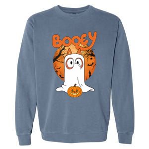 Booey Halloween Funny Spooky Season Blue Heeler Garment-Dyed Sweatshirt