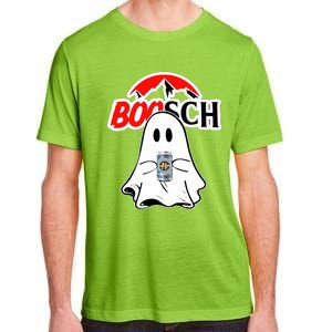 Booschbeer Halloween Funny Ghost Drinking Beer Adult ChromaSoft Performance T-Shirt