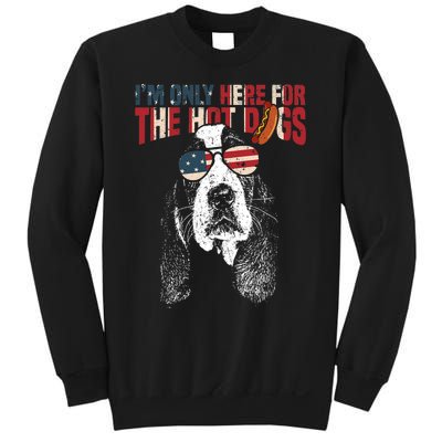 Basset Hound Funny 4th Of July Pup Sweatshirt