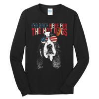 Basset Hound Funny 4th Of July Pup Tall Long Sleeve T-Shirt