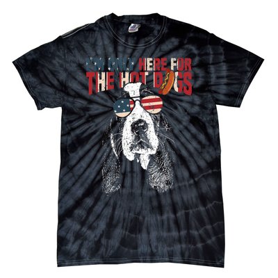 Basset Hound Funny 4th Of July Pup Tie-Dye T-Shirt