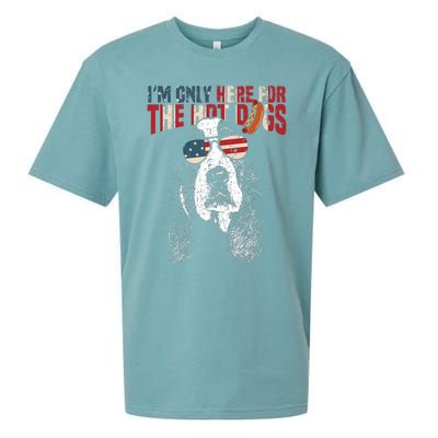 Basset Hound Funny 4th Of July Pup Sueded Cloud Jersey T-Shirt