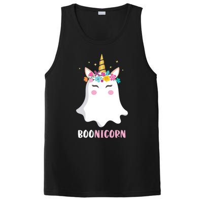 Boonicorn Halloween Ghost Ghoul Cute Unicorn Costume Gift PosiCharge Competitor Tank