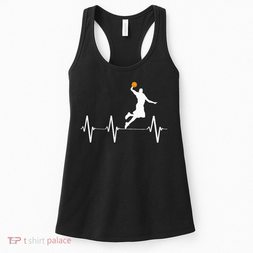 Basketball Heartbeat Gifs For  And Womens Tank Top
