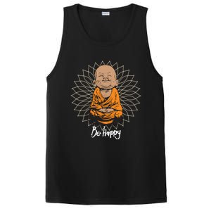 Be Happy Gift Heavily Meditated Gift Buddha Yoga Gift New Gift PosiCharge Competitor Tank