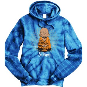 Be Happy Gift Heavily Meditated Gift Buddha Yoga Gift New Gift Tie Dye Hoodie