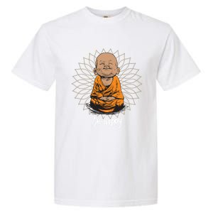 Be Happy Gift Heavily Meditated Gift Buddha Yoga Gift New Gift Garment-Dyed Heavyweight T-Shirt