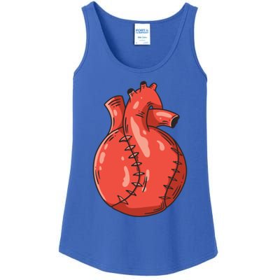 Baseball Heart Gift Ladies Essential Tank