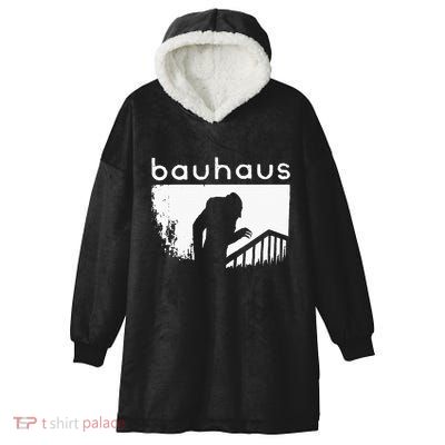 Bau Haus Goth Vampire Band Vintage Hooded Wearable Blanket