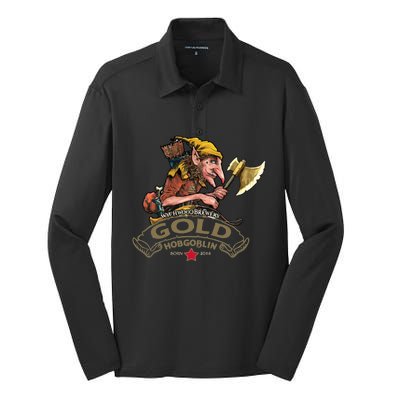 Brewery Hobgoblin Gold Silk Touch Performance Long Sleeve Polo