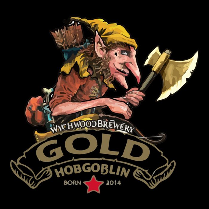 Brewery Hobgoblin Gold Cropped Pullover Crew