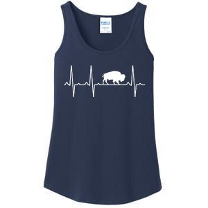 Buffalo Heartbeat Gift For Men Women Tamaraw Bison Lover Ladies Essential Tank