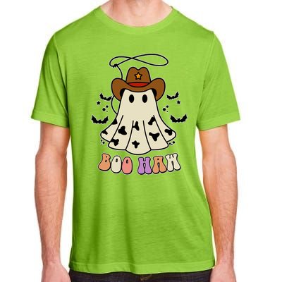 Boo Haw Ghost Western Cowboy Cowgirl Halloween Adult ChromaSoft Performance T-Shirt