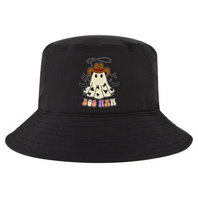 Boo Haw Ghost Western Cowboy Cowgirl Halloween Cool Comfort Performance Bucket Hat