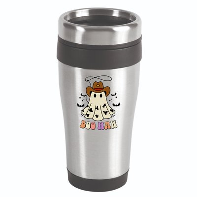 Boo Haw Ghost Western Cowboy Cowgirl Halloween 16oz Travel Tumbler