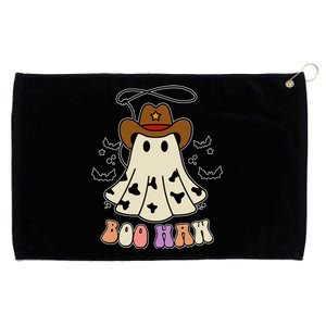 Boo Haw Ghost Western Cowboy Cowgirl Halloween Grommeted Golf Towel