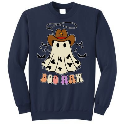 Boo Haw Ghost Western Cowboy Cowgirl Halloween Sweatshirt