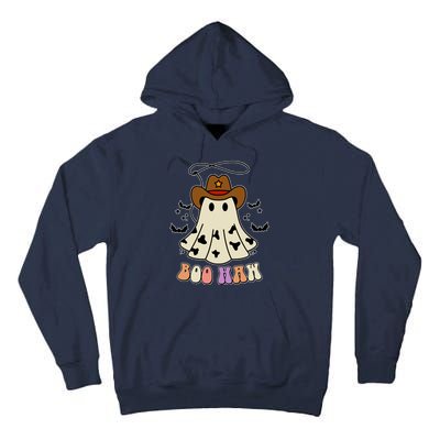 Boo Haw Ghost Western Cowboy Cowgirl Halloween Tall Hoodie