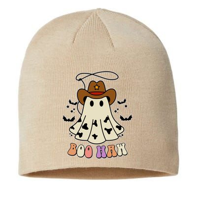 Boo Haw Ghost Western Cowboy Cowgirl Halloween Sustainable Beanie