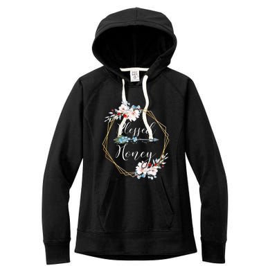 Blessed Honey Grandma Gift Women's Fleece Hoodie