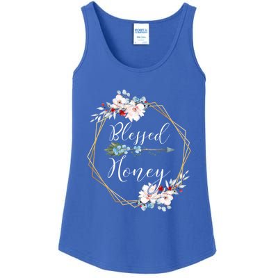 Blessed Honey Grandma Gift Ladies Essential Tank