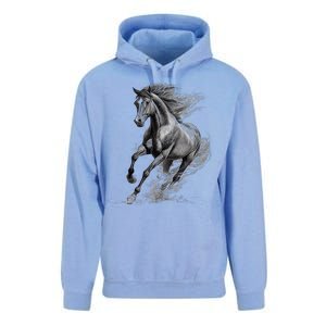 Beautiful Horse Graphic Horse Lover Unisex Surf Hoodie