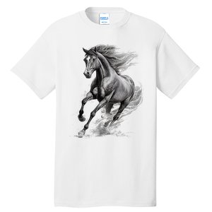 Beautiful Horse Graphic Horse Lover Tall T-Shirt