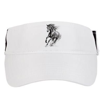 Beautiful Horse Graphic funny Horse Lover Adult Drive Performance Visor
