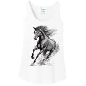 Beautiful Horse Graphic funny Horse Lover Ladies Essential Tank