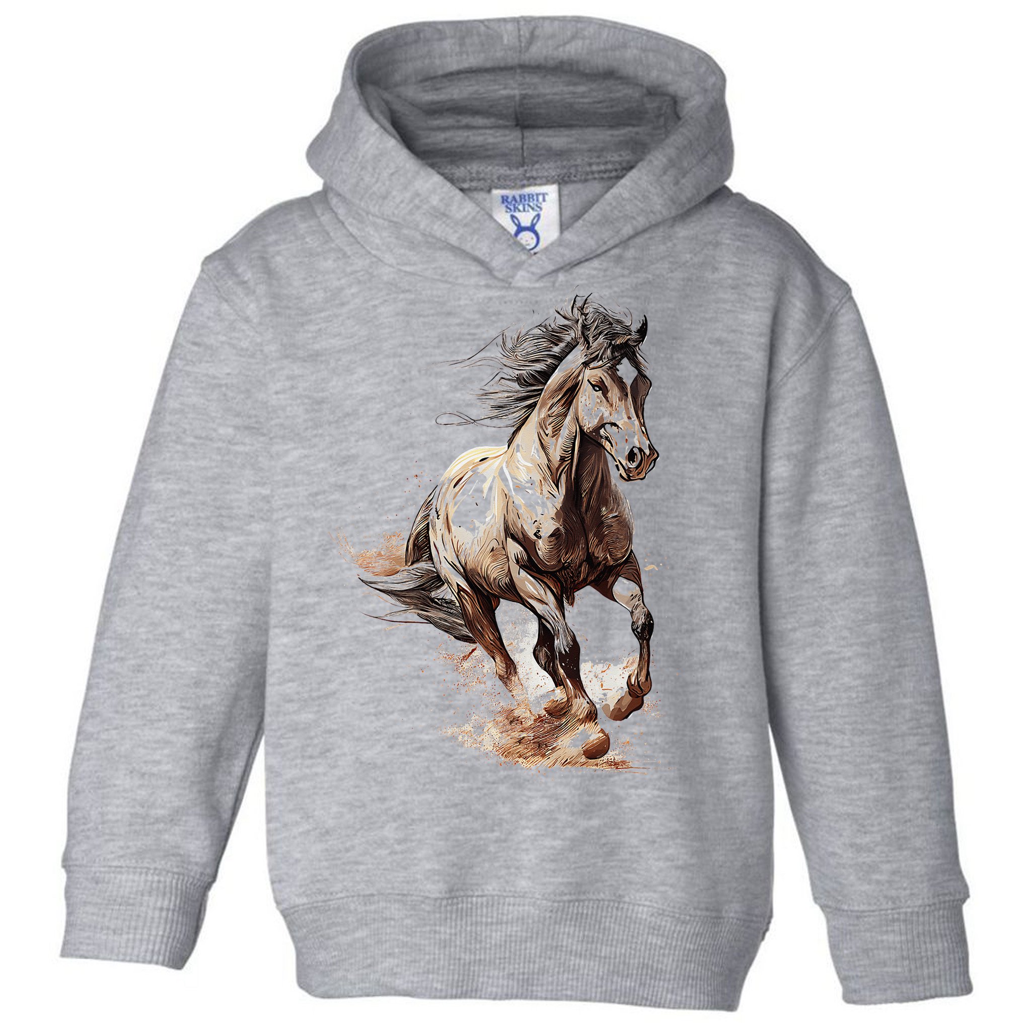 Beautiful Horse Graphic Horse Toddler Hoodie