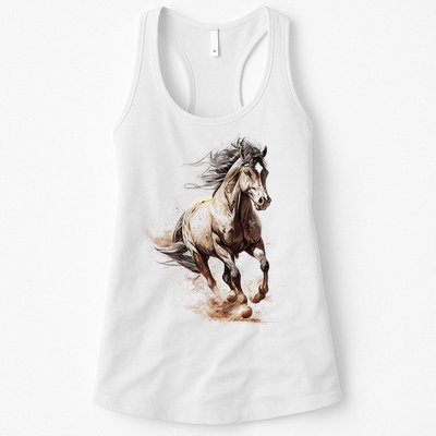 Beautiful Horse Graphic Horse Womens Tank Top