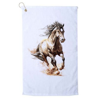 Beautiful Horse Graphic Horse Golf Towel
