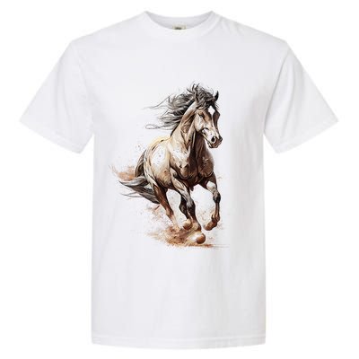 Beautiful Horse Graphic Horse funny animal Garment-Dyed Heavyweight T-Shirt