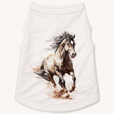 Beautiful Horse Graphic Horse funny animal Doggie Tank