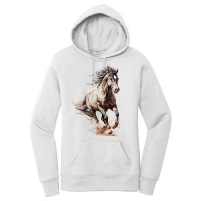 Beautiful Horse Graphic Horse funny animal Women's Pullover Hoodie