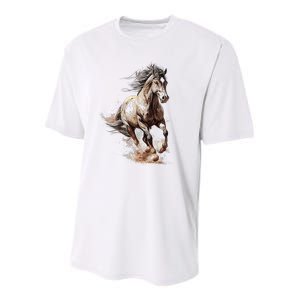 Beautiful Horse Graphic Horse funny animal Youth Performance Sprint T-Shirt