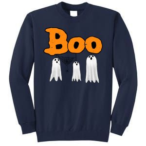 Boo Hanging Ghost Cute Funny Halloween Party Tall Sweatshirt