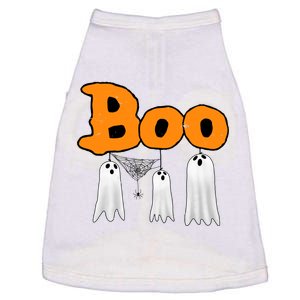 Boo Hanging Ghost Cute Funny Halloween Party Doggie Tank