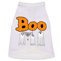 Boo Hanging Ghost Cute Funny Halloween Party Doggie Tank