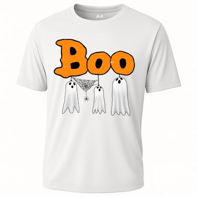 Boo Hanging Ghost Cute Funny Halloween Party Performance Shirt