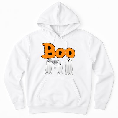 Boo Hanging Ghost Cute Funny Halloween Party Hoodie
