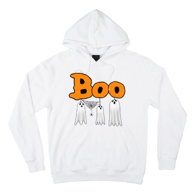 Boo Hanging Ghost Cute Funny Halloween Party Hoodie