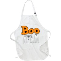 Boo Hanging Ghost Cute Funny Halloween Party Apron