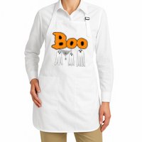 Boo Hanging Ghost Cute Funny Halloween Party Apron