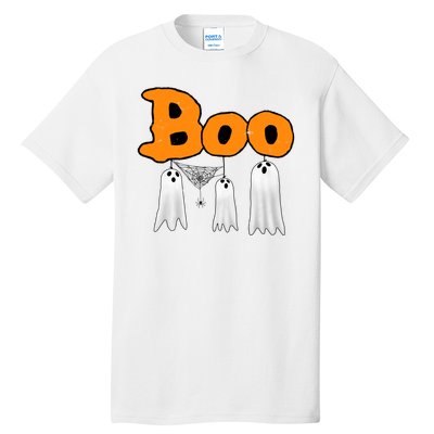 Boo Hanging Ghost Cute Funny Halloween Party Tall T-Shirt