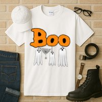 Boo Hanging Ghost Cute Funny Halloween Party Tall T-Shirt