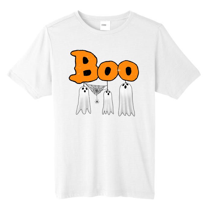 Boo Hanging Ghost Cute Funny Halloween Party Tall Fusion ChromaSoft Performance T-Shirt