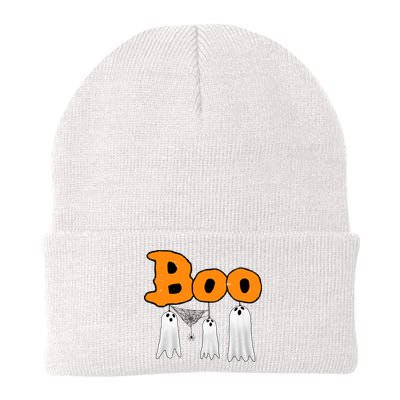 Boo Hanging Ghost Cute Funny Halloween Party Beanie