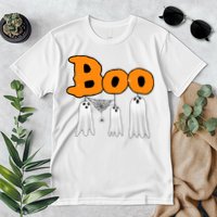 Boo Hanging Ghost Cute Funny Halloween Party Premium T-Shirt